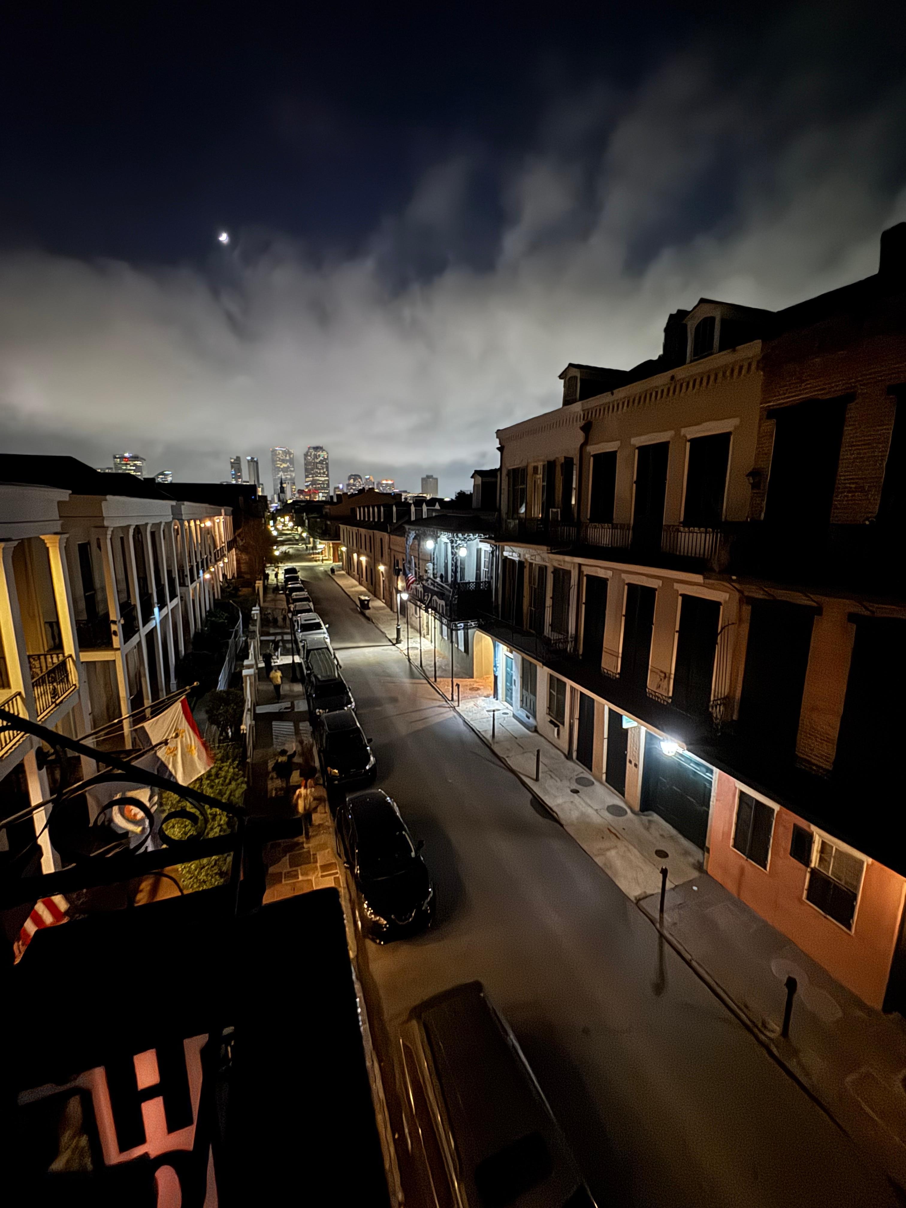 View from 3rd floor balcony 