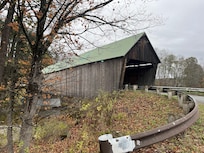 There are at least five covered bridges close to this motel.