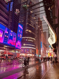 Times Square is near by the hotel