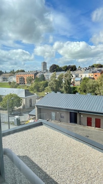 View from window back of hotel.