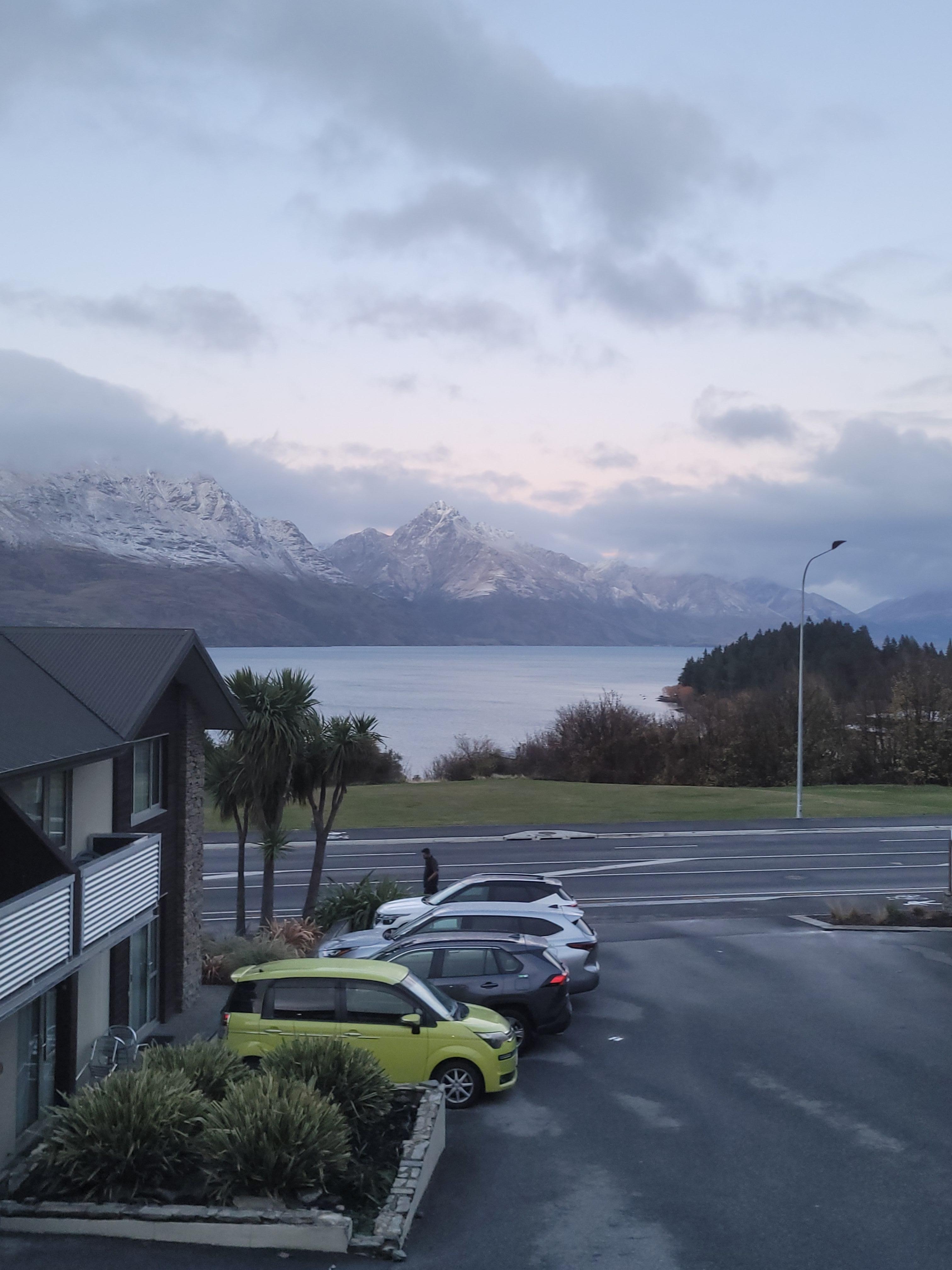 Woke up to a beautiful snowy view 