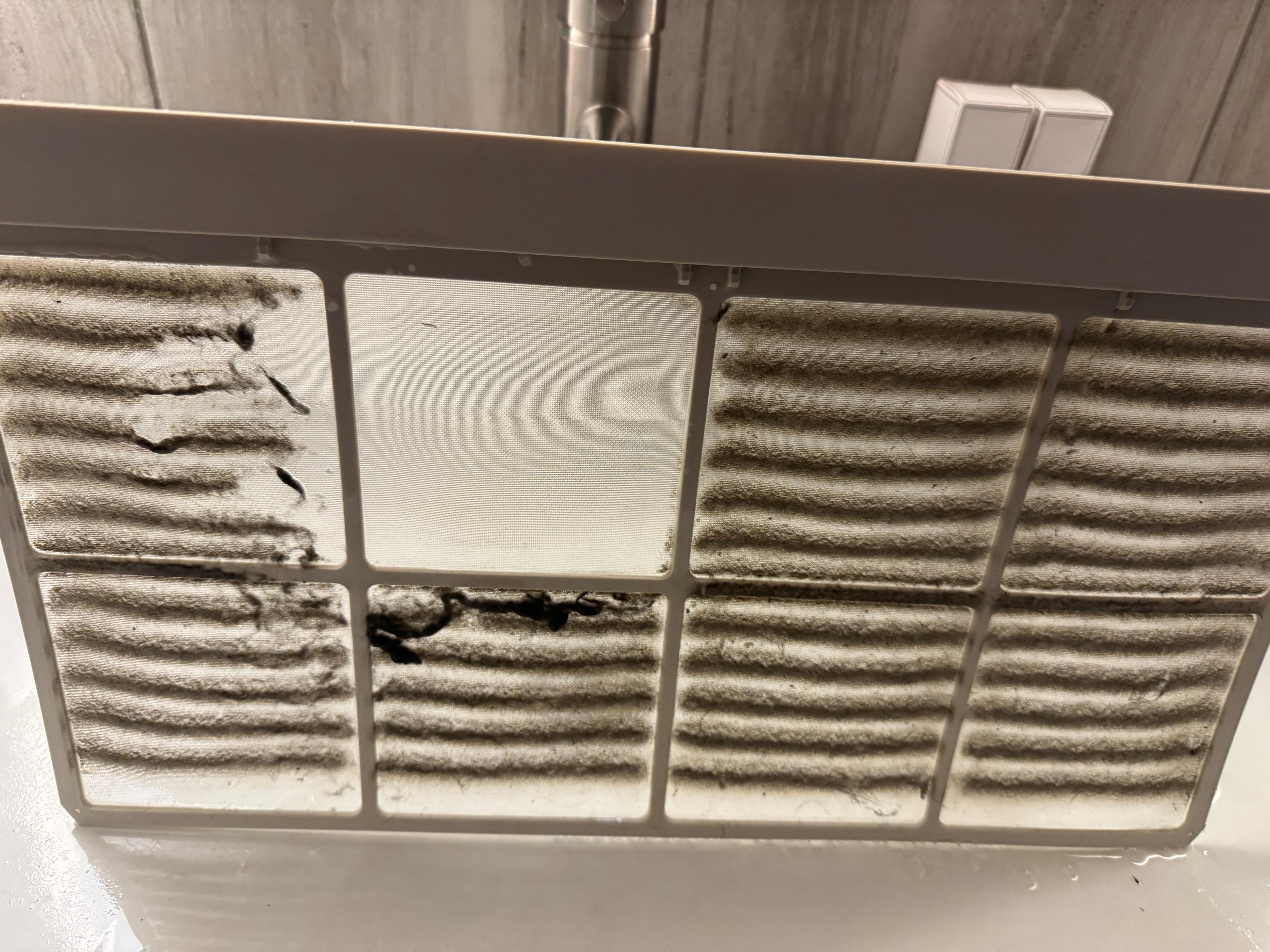 Filter from room unit