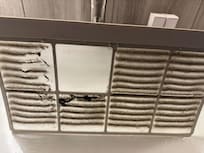 Filter from room unit