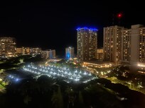 Night view off balcony