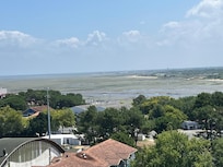 Low tide.