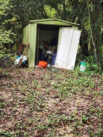 Junk around property.