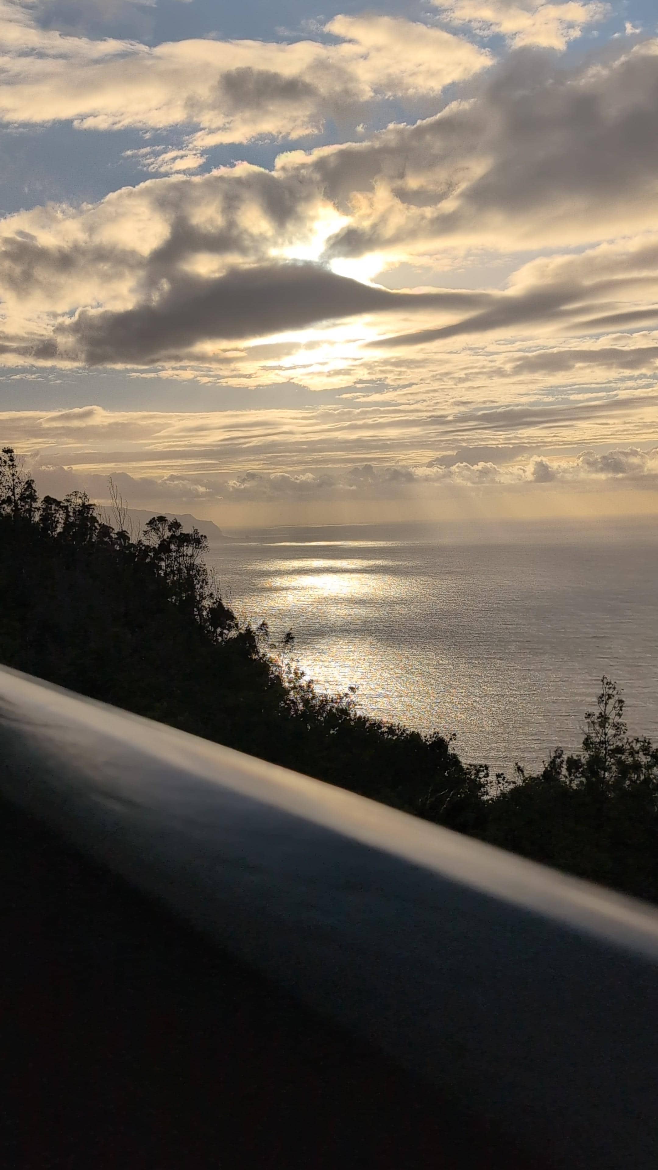 Vue magnifique depuis la chambre, tous les soirs on avait la chance d'avoir un coucher de soleil magnifique