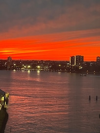 Sunset from our room.