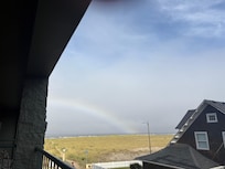 Rainbow before I left. ☺️