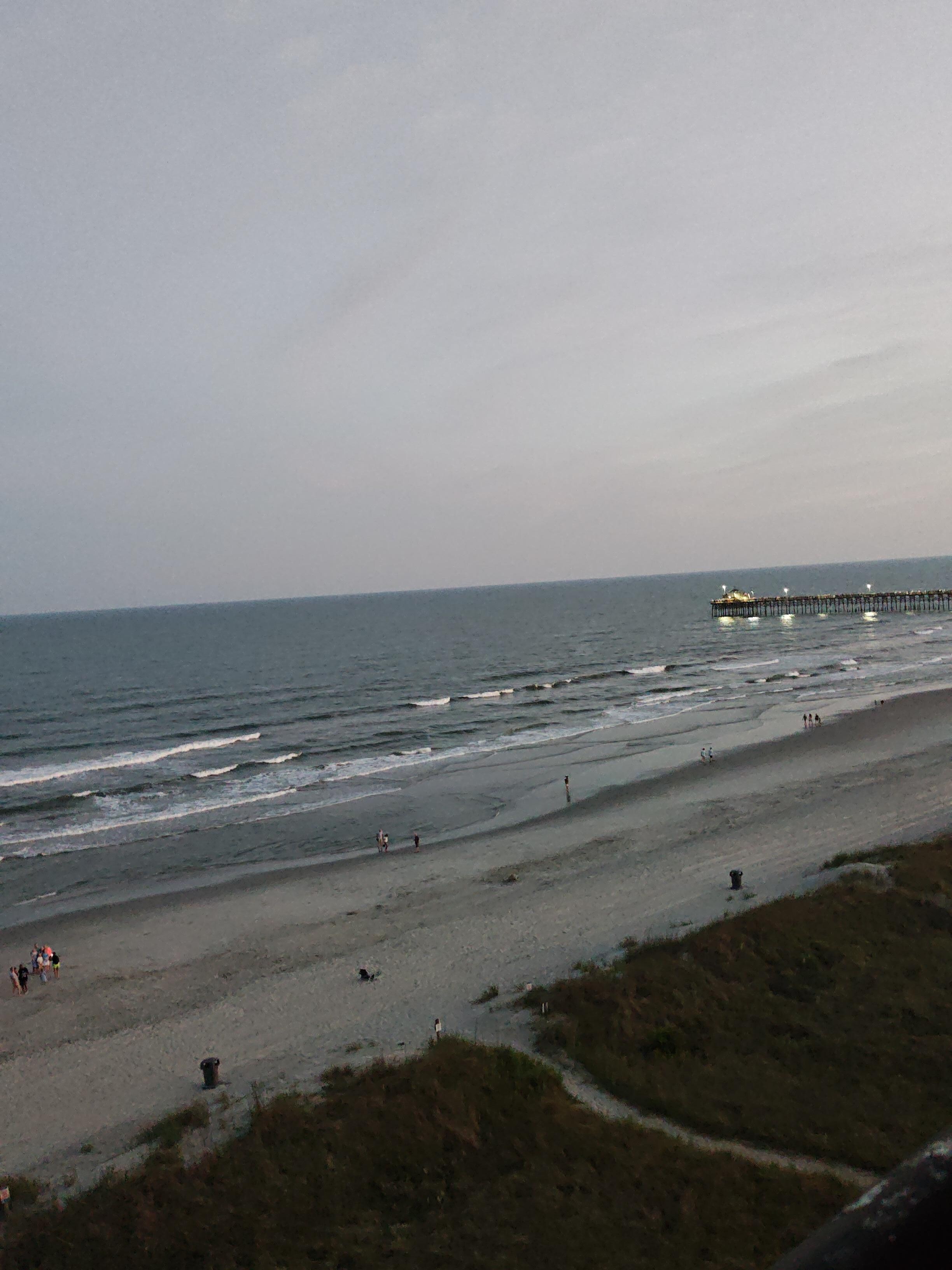 View from our balcony.