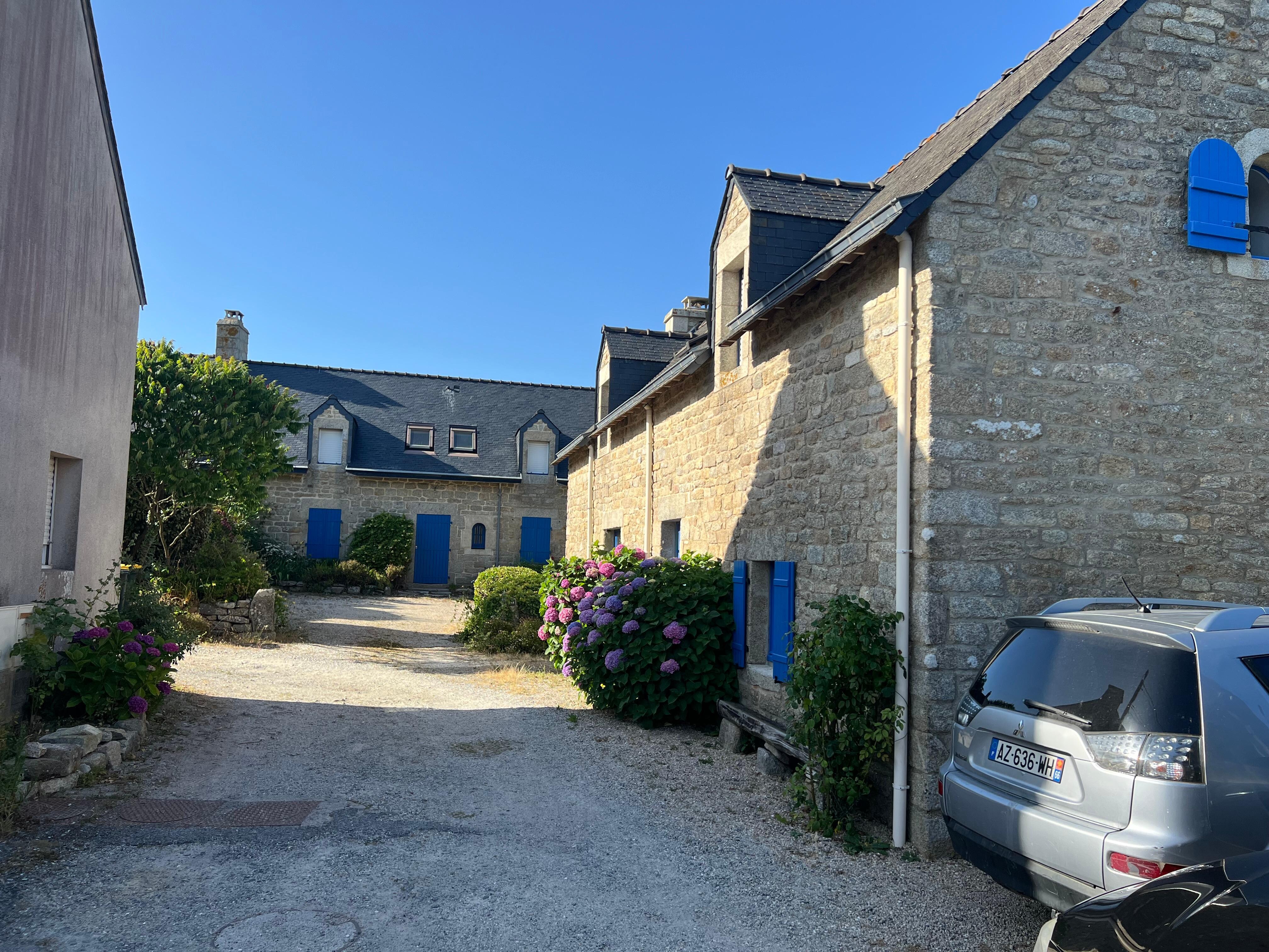 Arriving at the property