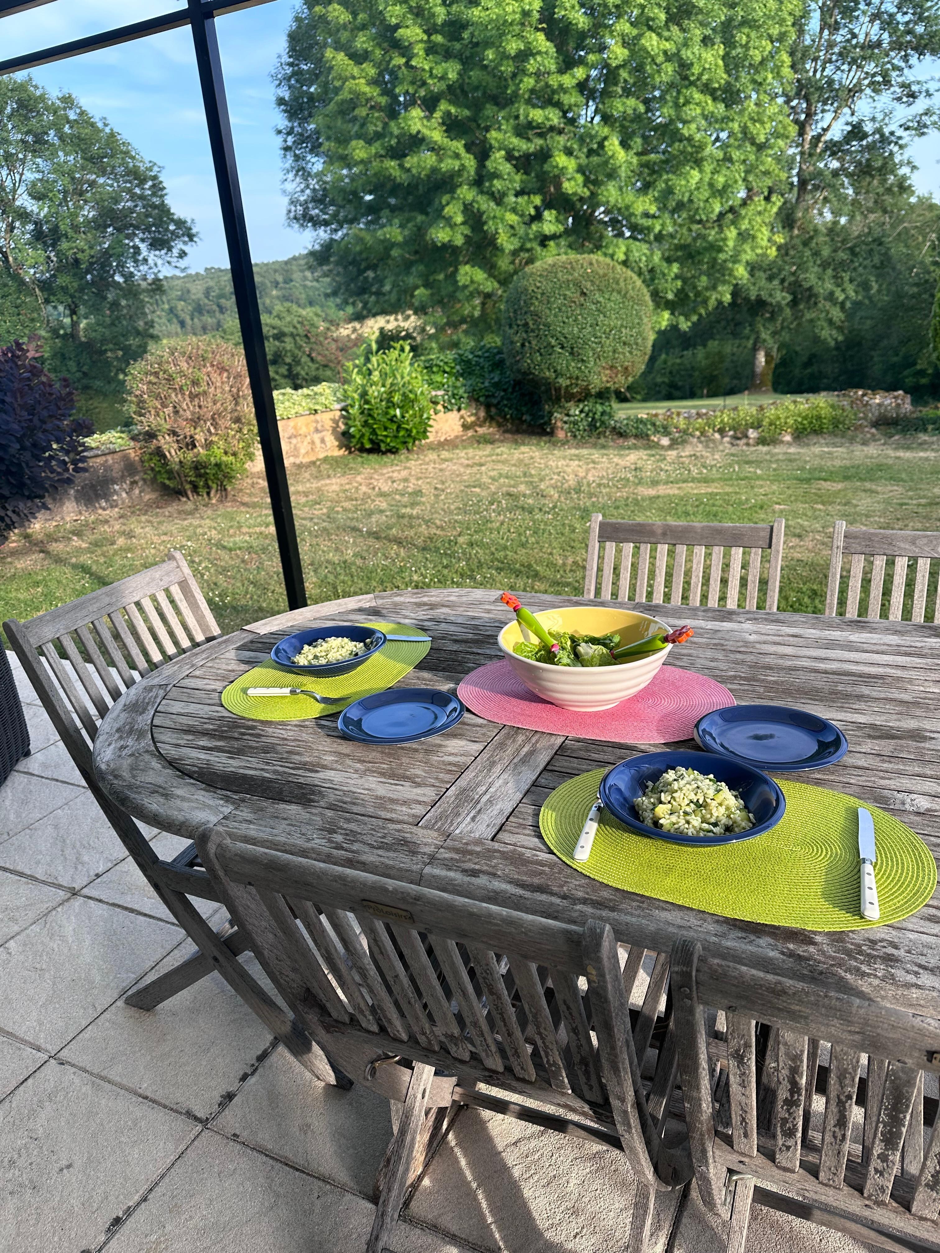 We had all our meals on the lovely terrace 