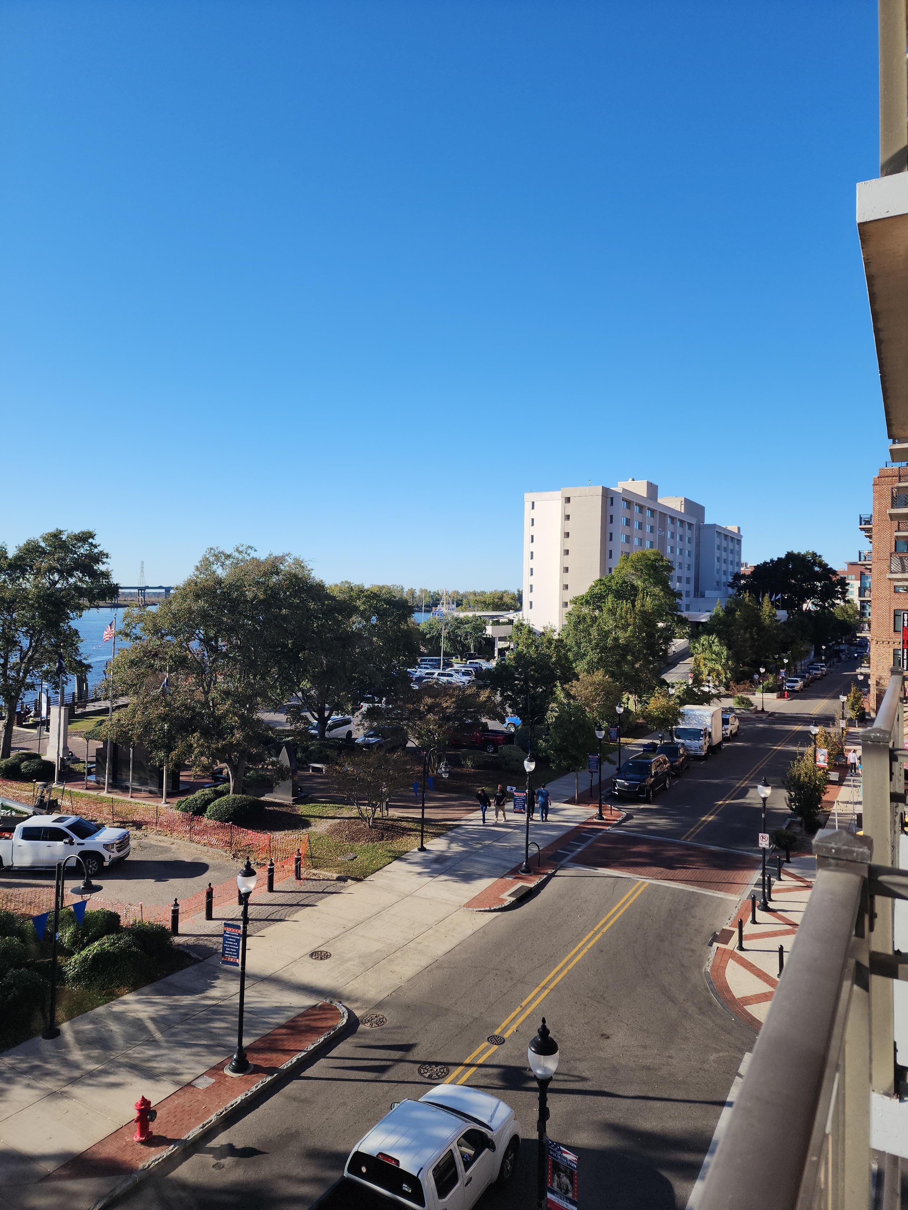 looking toward the convention area
