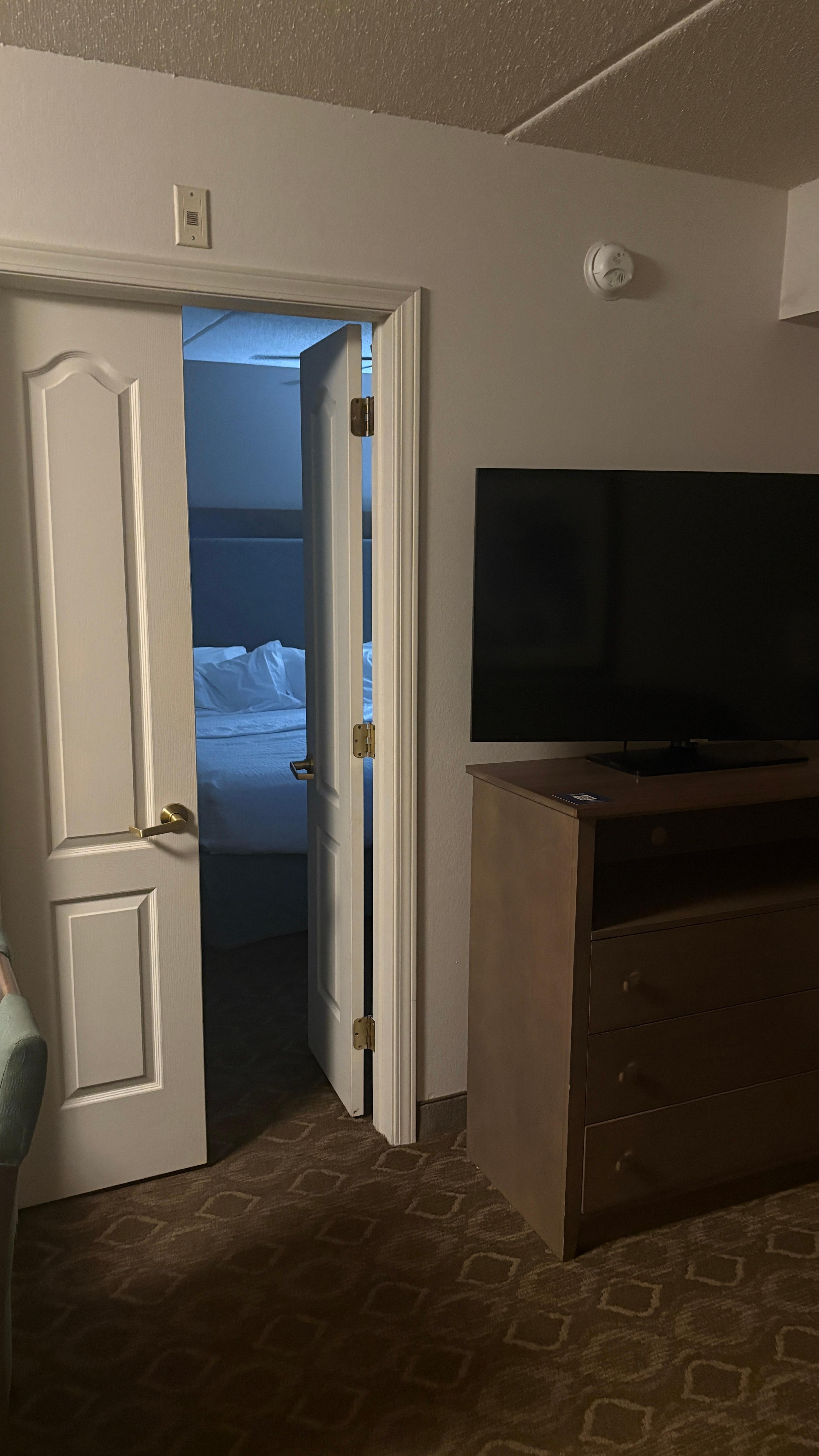 The cutest French doors. I felt fancy.