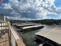 View from balcony towards end of cove