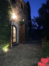 House at night
