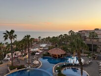 Vista del atardecer desde el cuarto