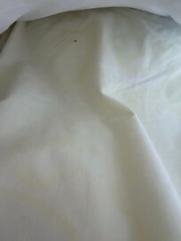 Blood stain on pillow