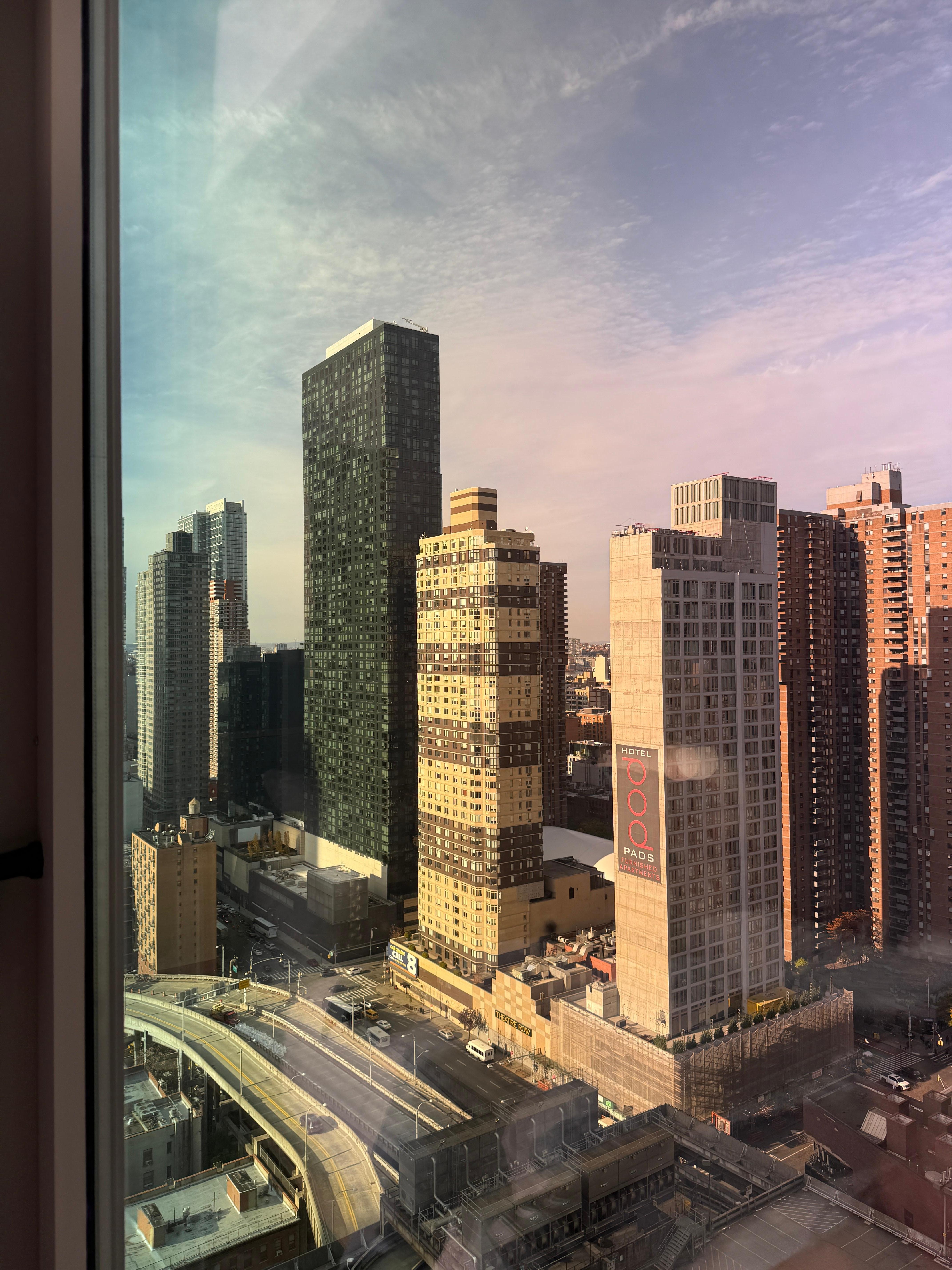 View from the 32nd floor room