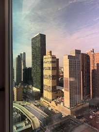 View from the 32nd floor room