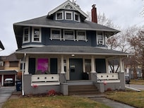 Cool house. Watch out for that really tall top step! I wouldn’t recommend it for anyone with walking/balance issues.