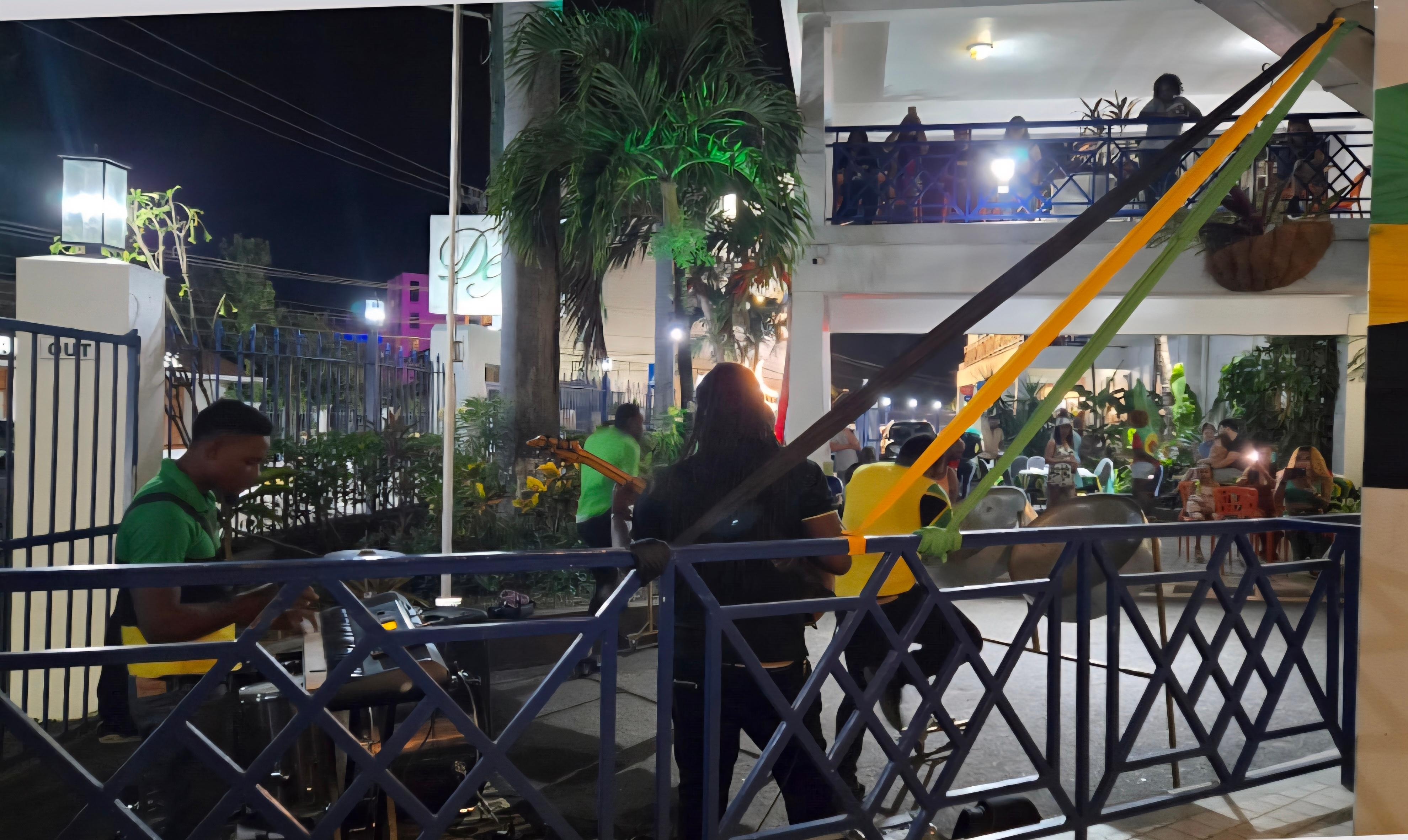 Tuesday Jamaican night with steel band