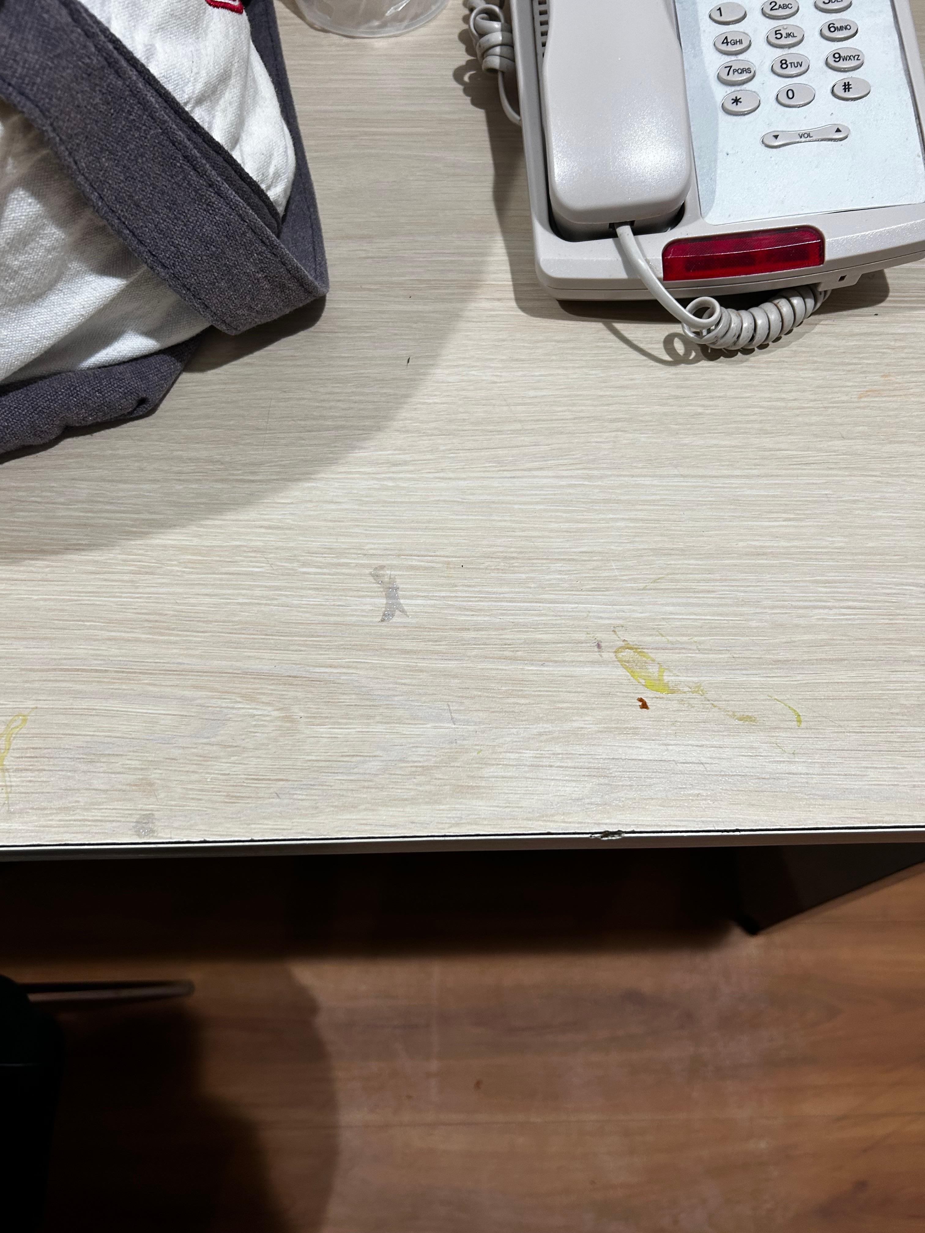 Coffee ring on counter