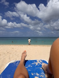 Loungers on the beach