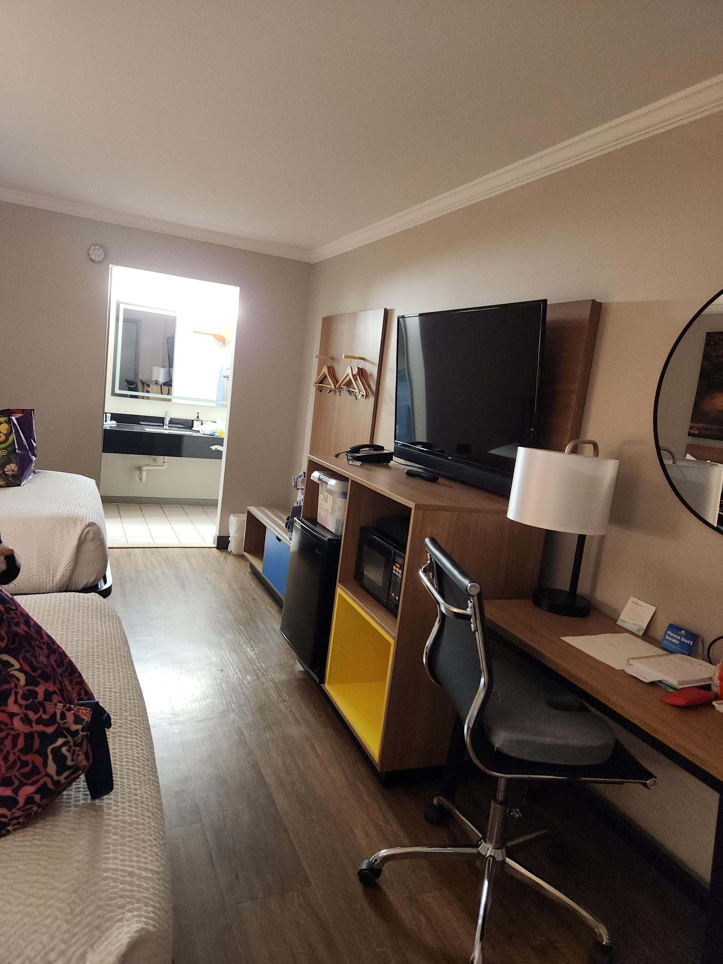 View of room from the door.