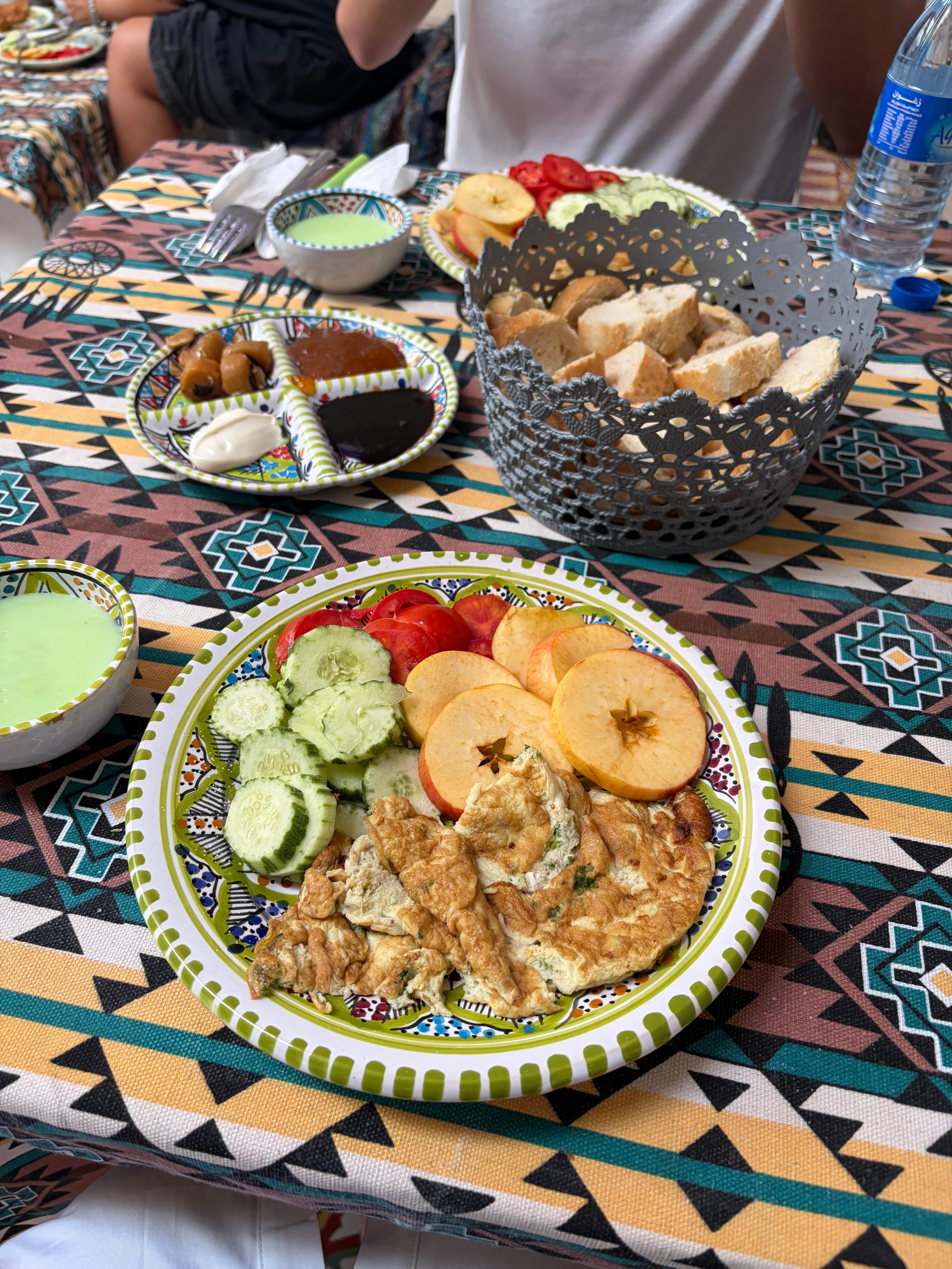 delicious breakfast provided