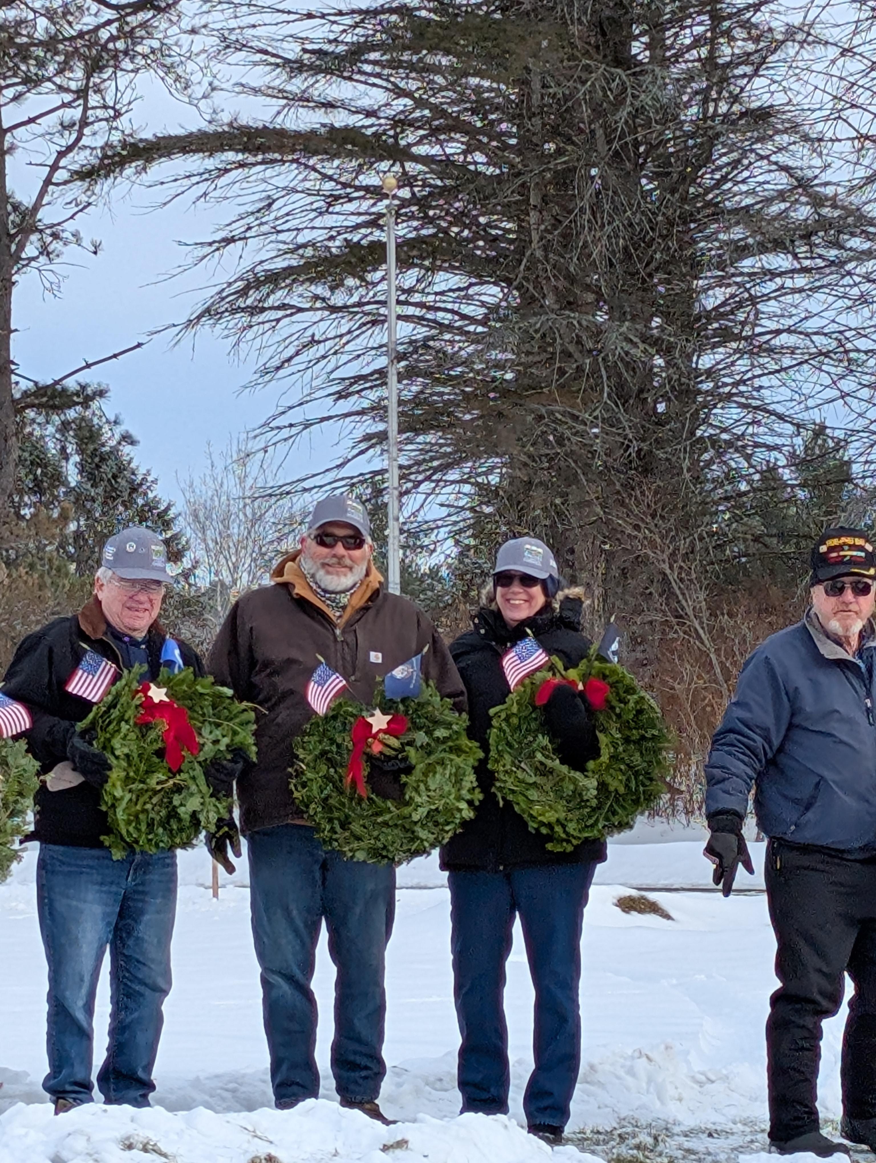 Came from Wisconsin and Missouri to participate in Wreaths Across America ❤️