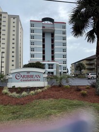 Front of condo