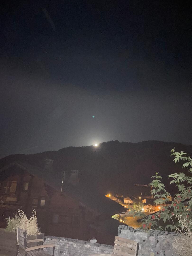 The moon over Morzine