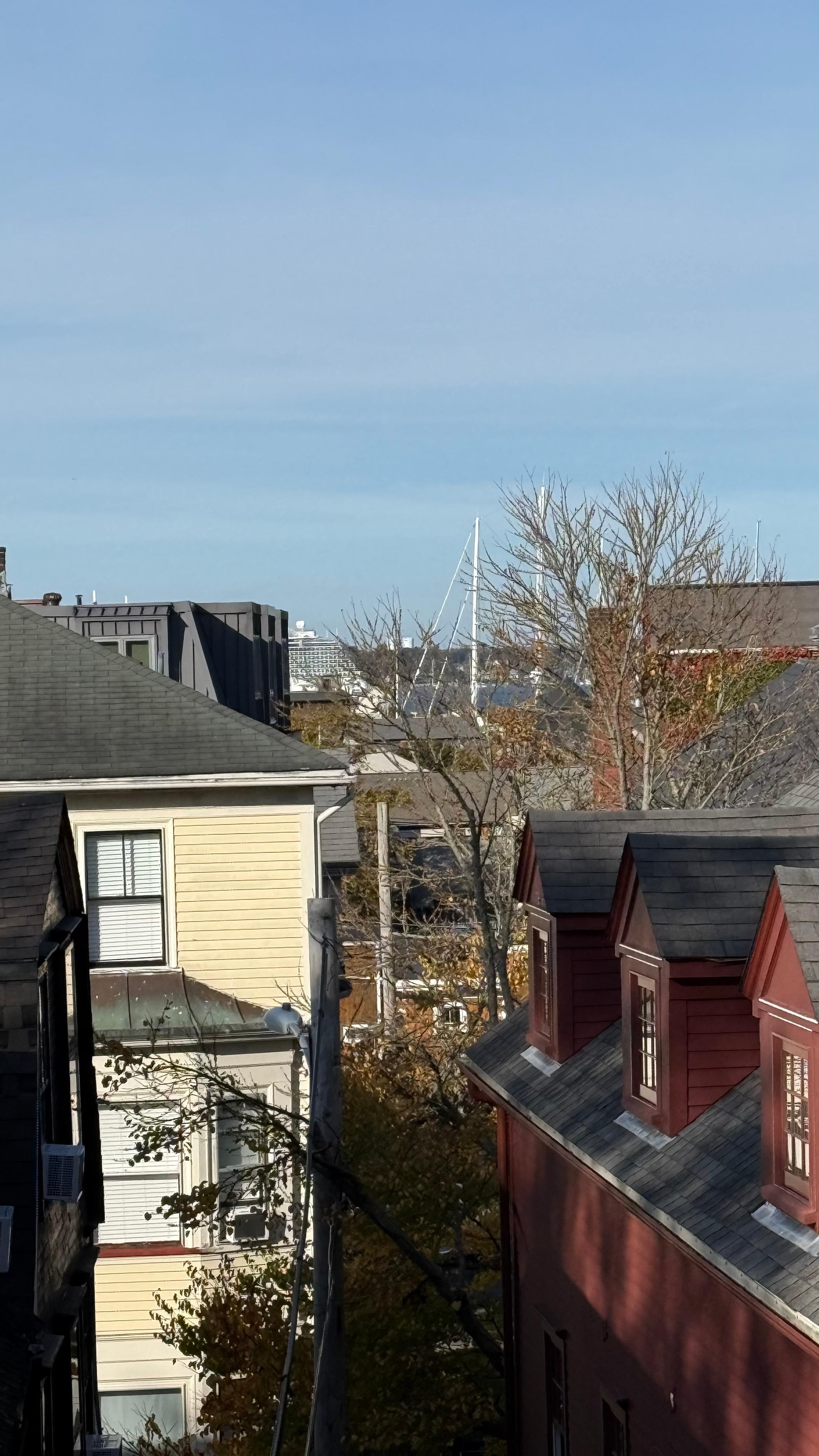 The balcony was very cute off the kitchen!! 