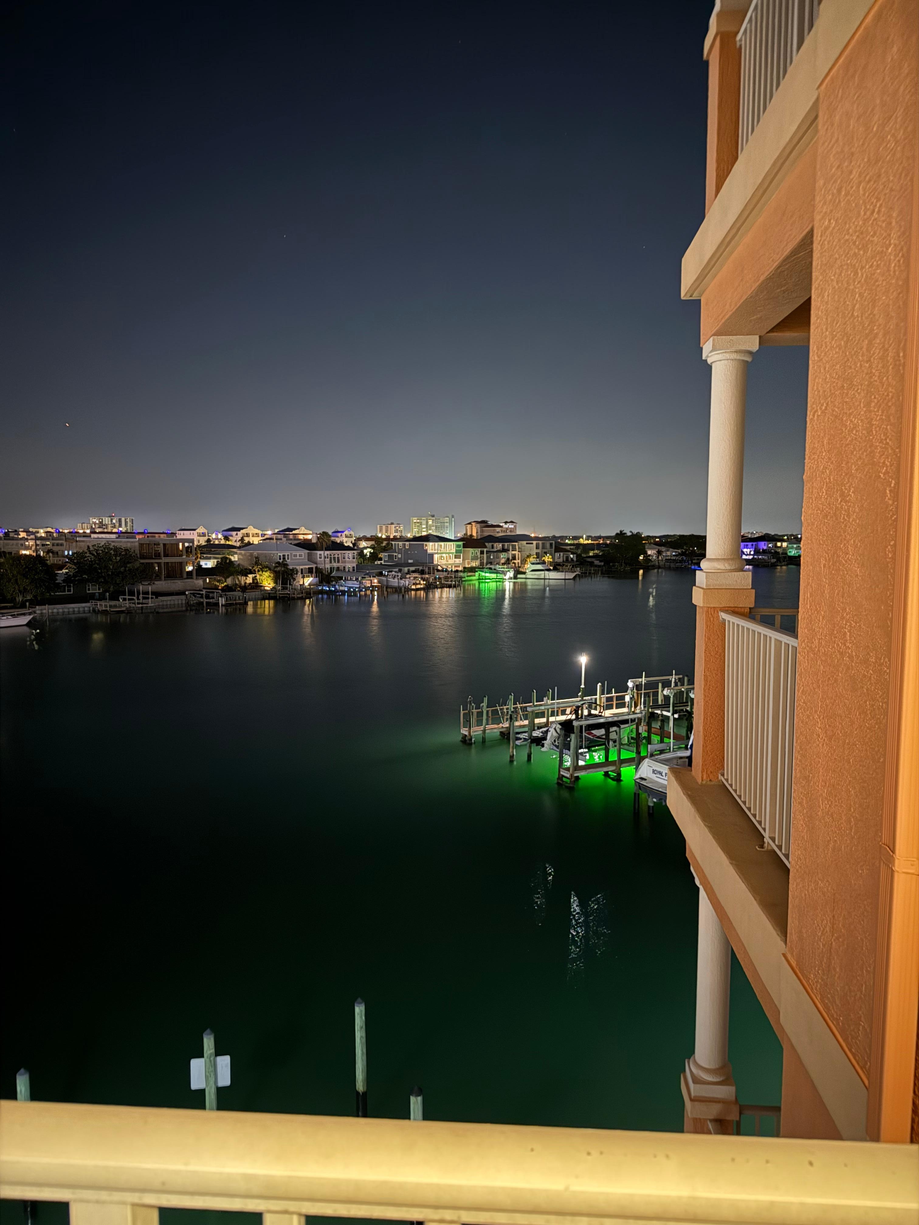 View from the balcony was spectacular!