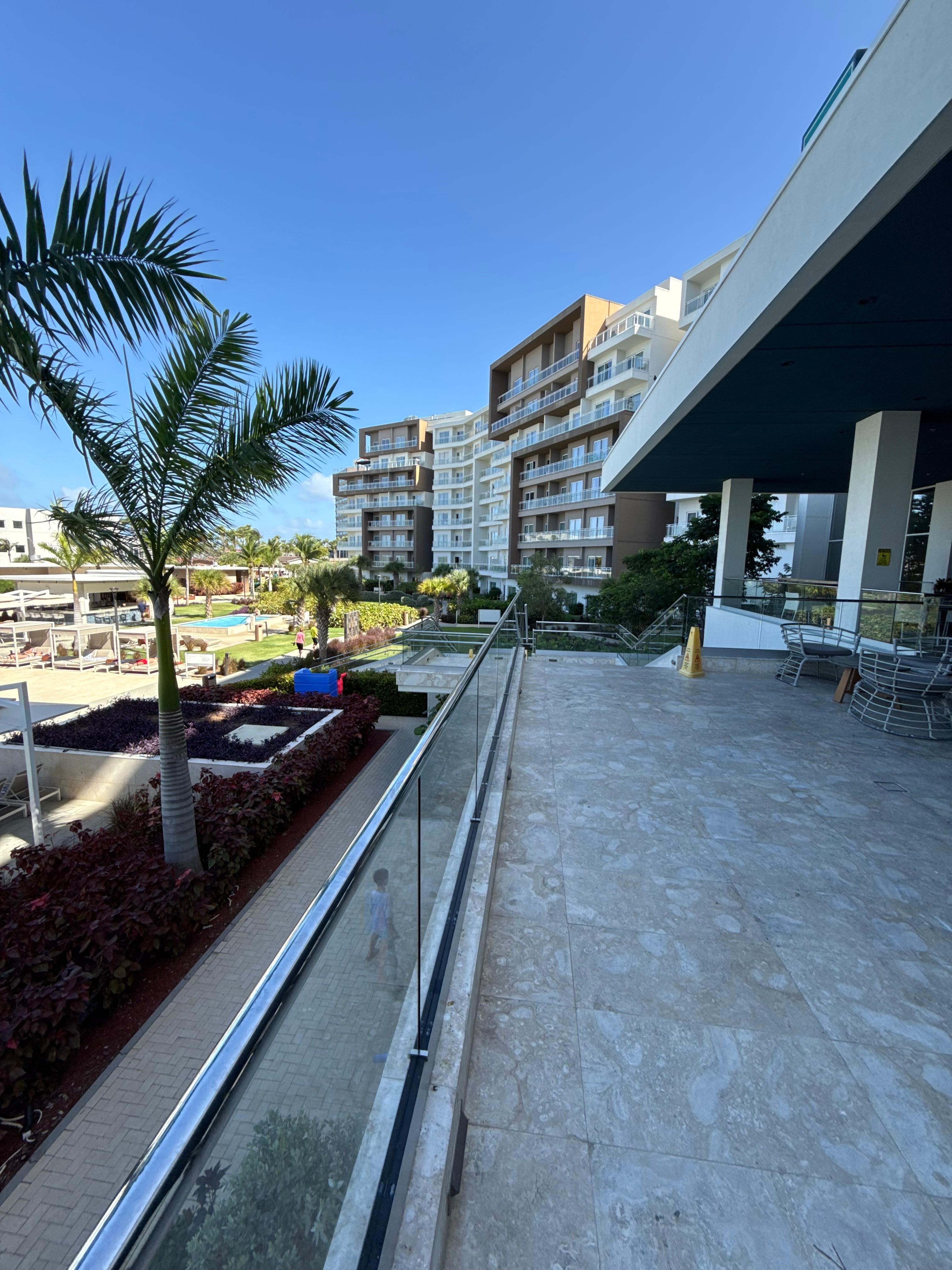 deck view of hotel