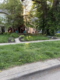 Front lawn, was just as high in the back area too!