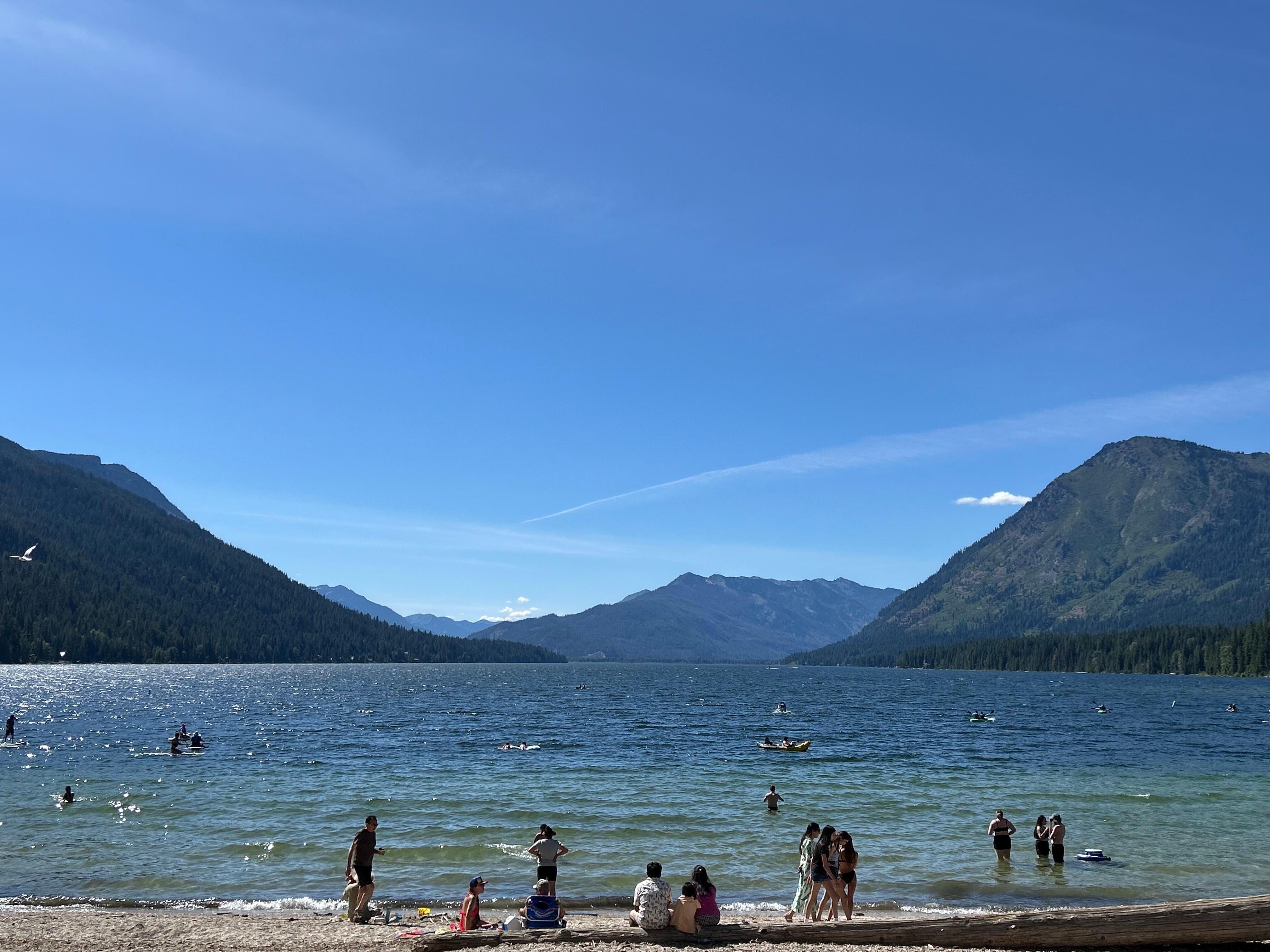 Lake Wenatchee  state park-30 mins away
