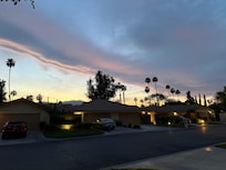Evening street view