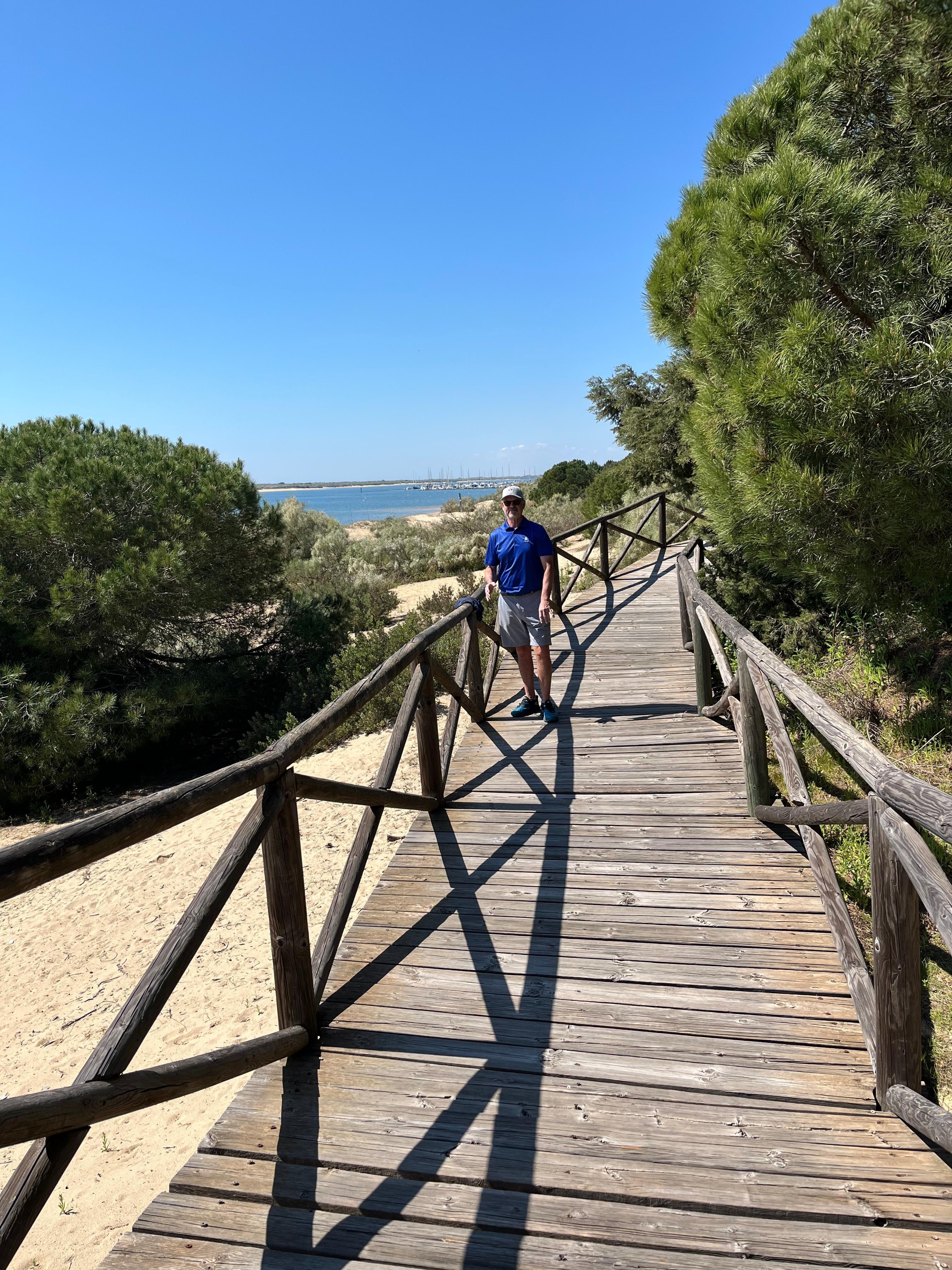 Boardwalks everywhere all along the beach. 