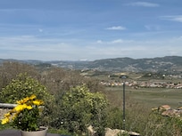 View from breakfast area