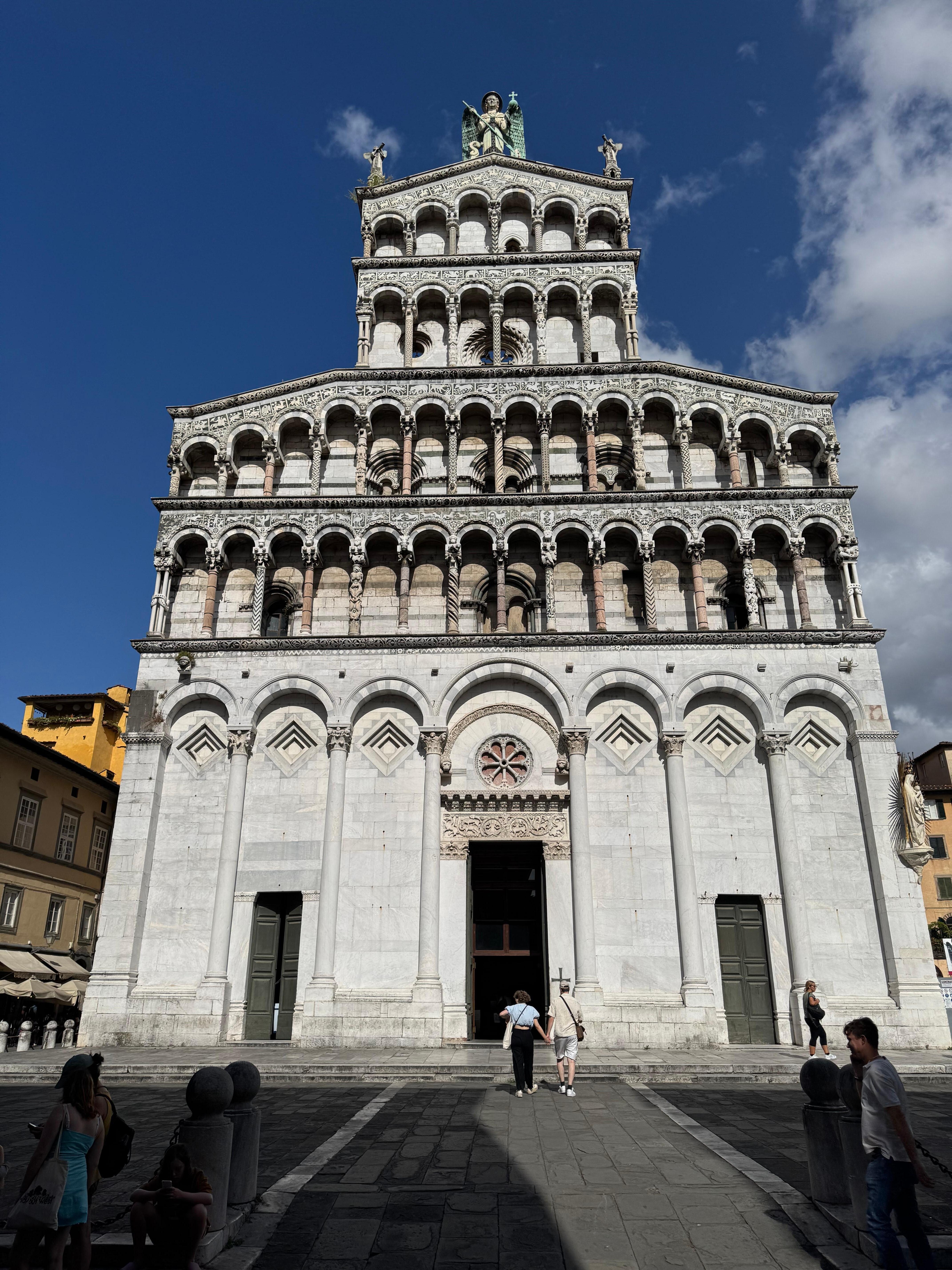 One of churches inside lucca