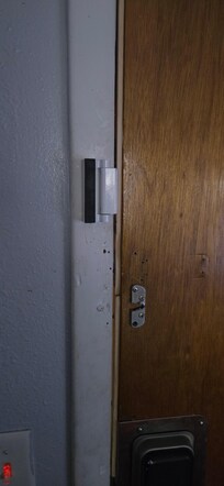 Gap between door and door jam