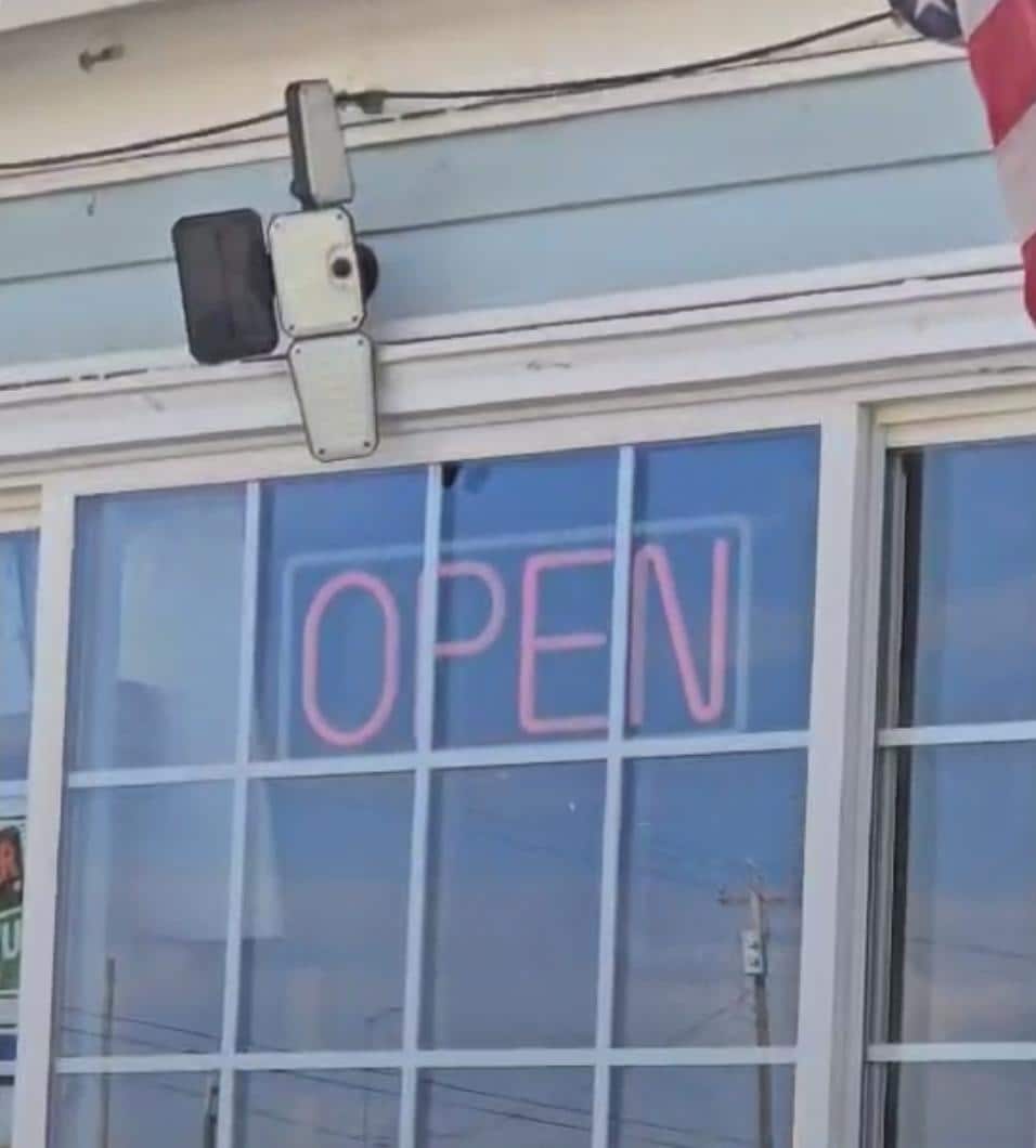 Even though OPEN sign was on, nobody was available for customers.