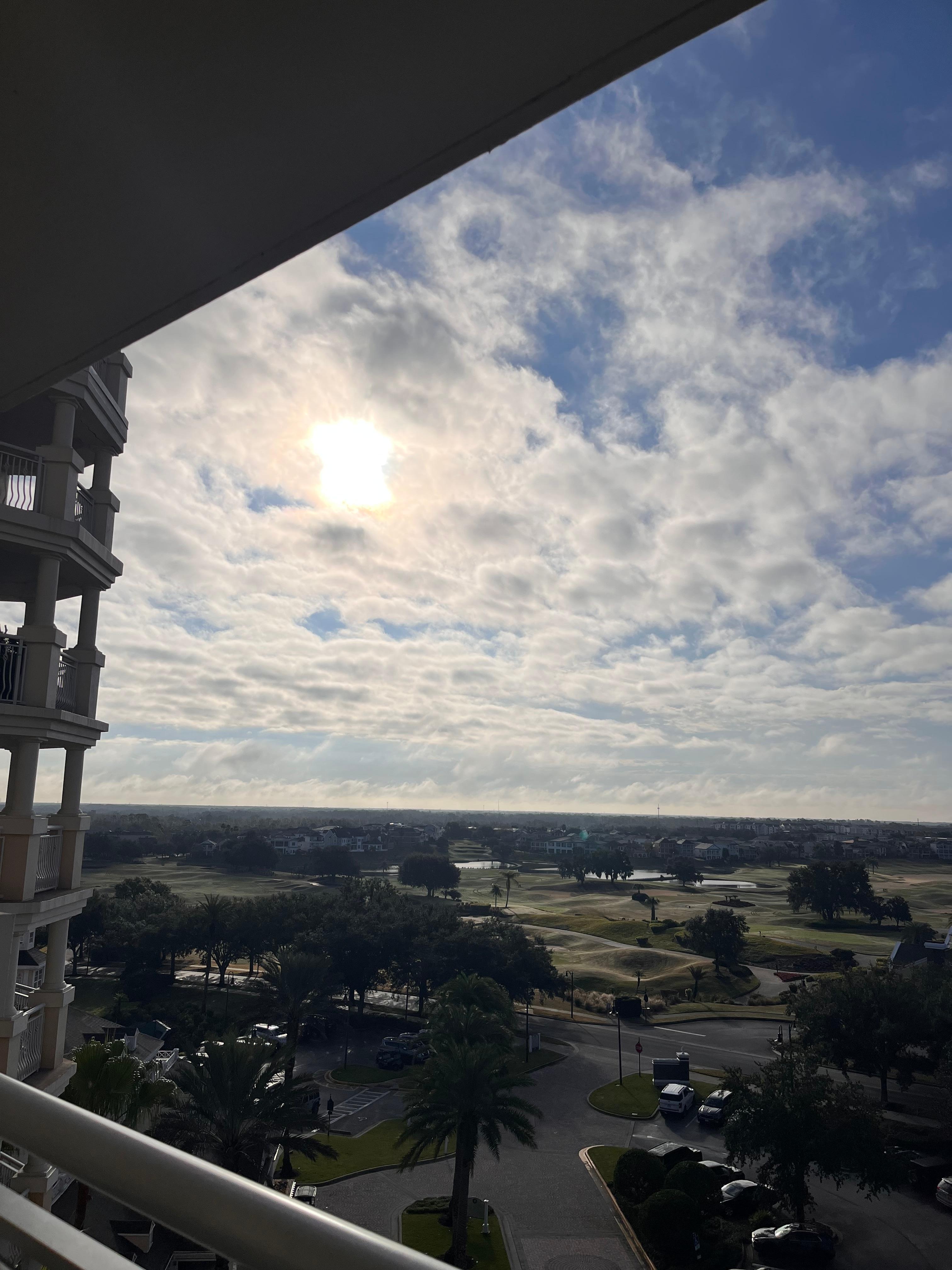 Enjoyed the balcony! 