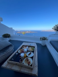 Breakfast on the balcony