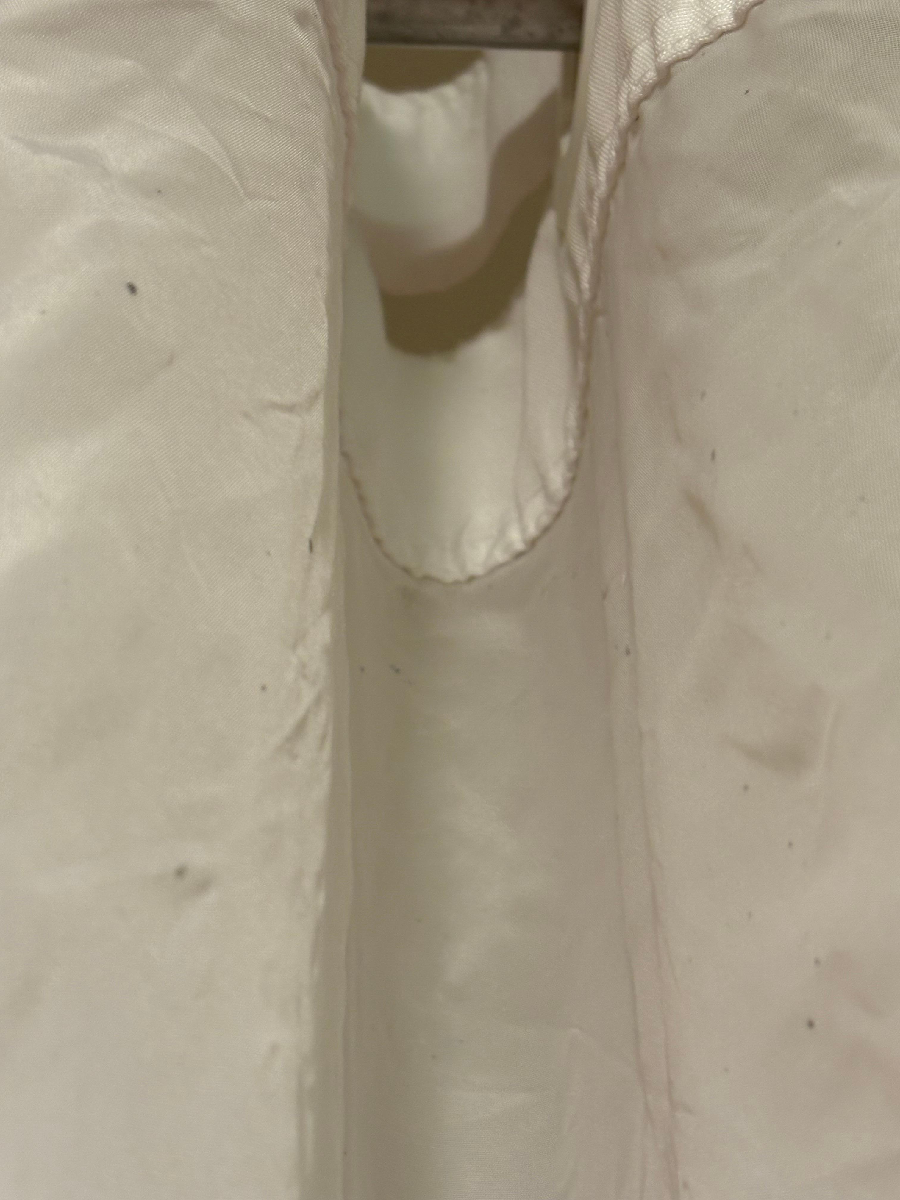 Mold all over the shower curtain 