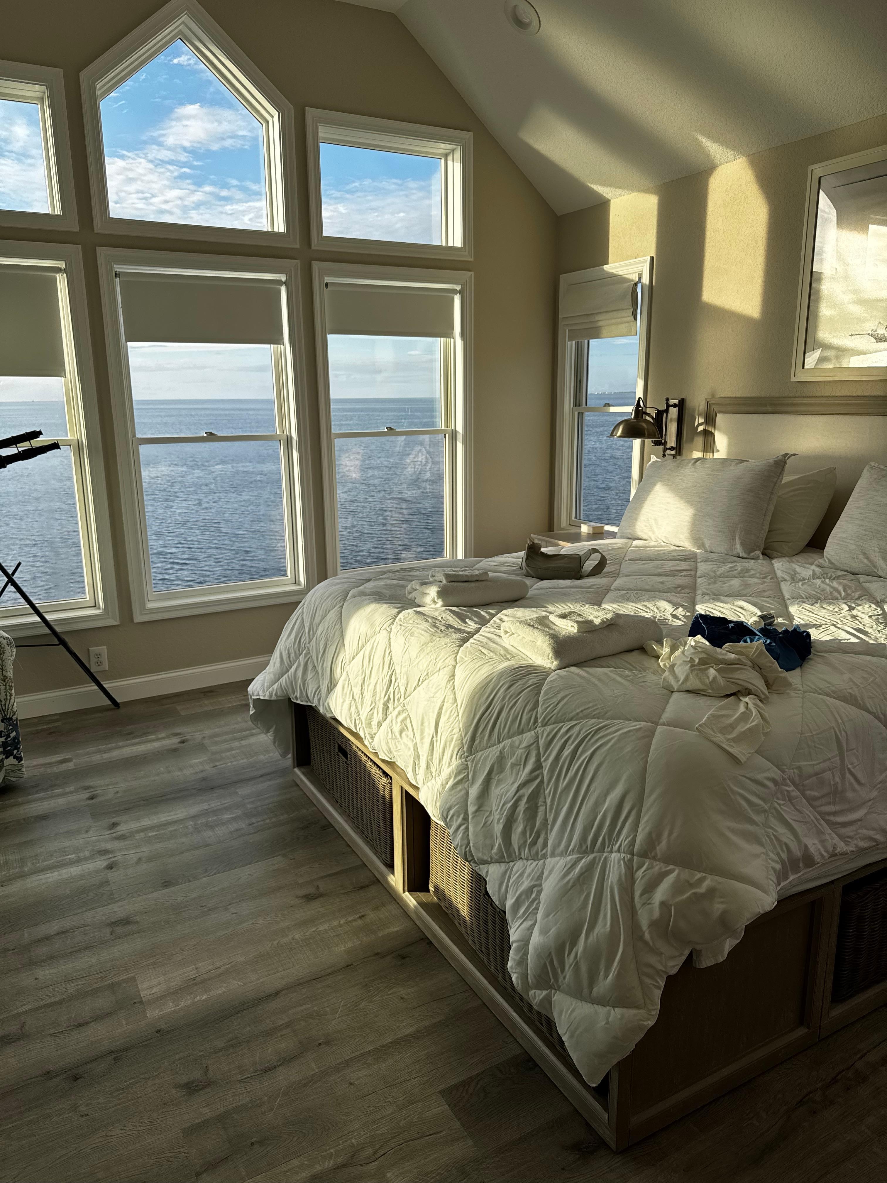 Beautiful view from the master bedroom