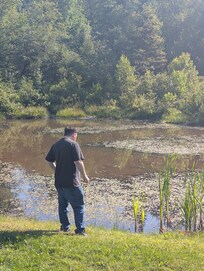 Pond on property