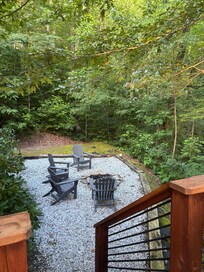 Great fire pit area